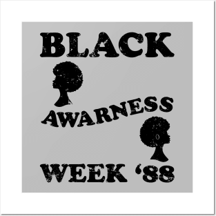 Black Awarness Week '88 Posters and Art